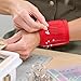 MagSnap Magnetic Wristband by Wrap-It Storage - Red - Great Gift for Dad Tool Belt and Screw Holder