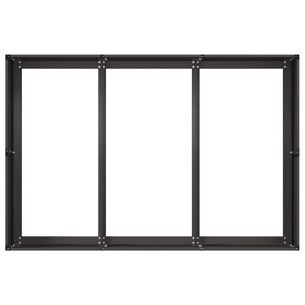 Support De Plantes En Métal Noir VidaXL - Dimensions 30x30x20 Cm - Pour Intérieur Et Extérieur - Montage Facile - Design Moderne Et épuré
