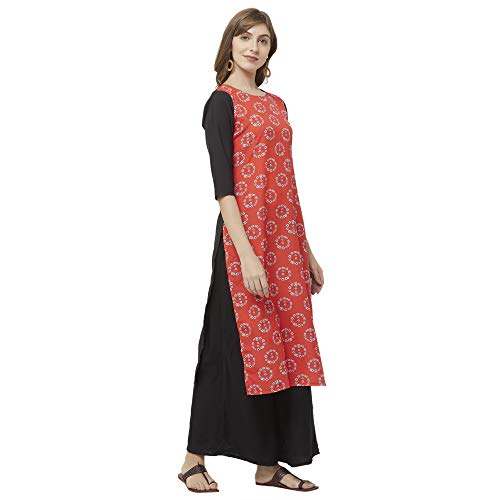 Image of LookMark Women's Crepe Kurta