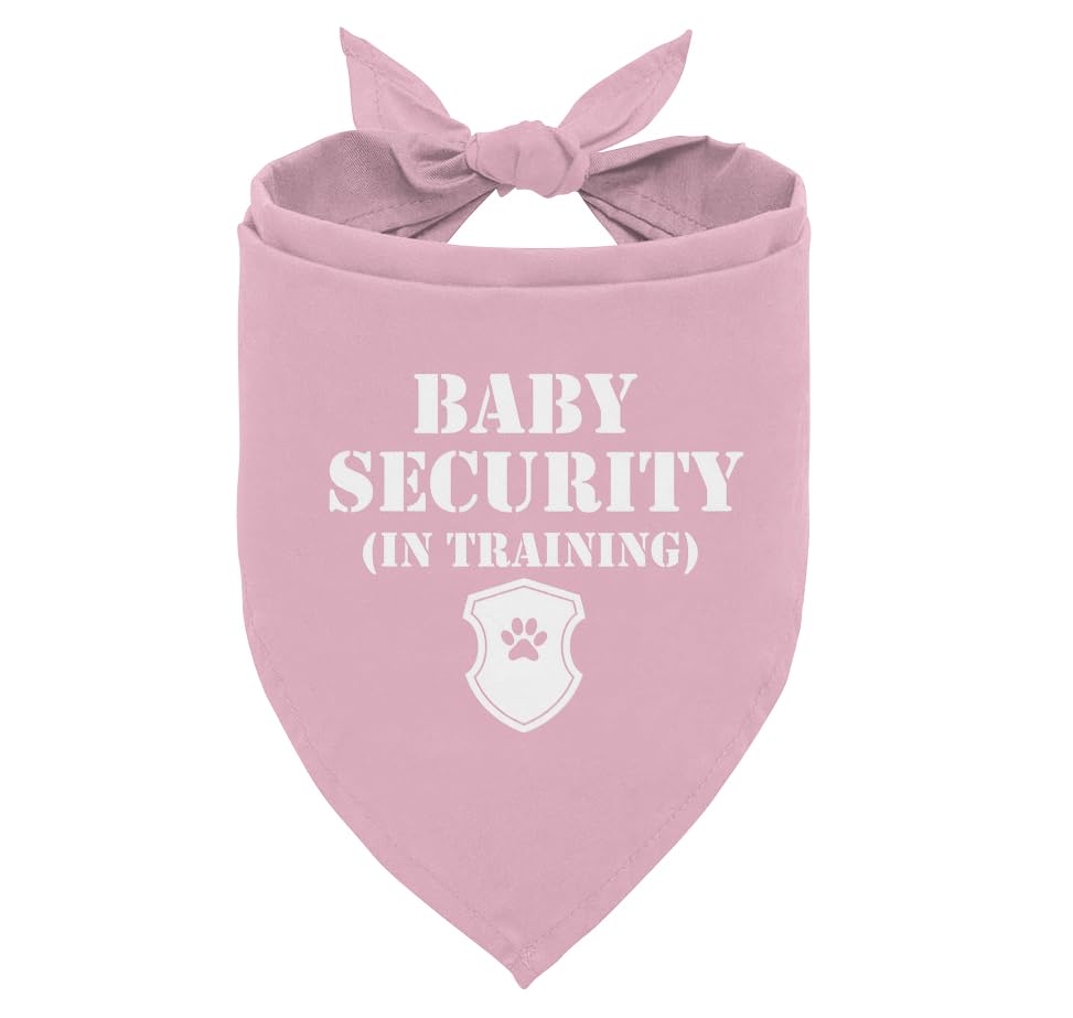 Baby Security Dog Bandana, Pet Pregnancy Announcement, Pet Scarf, Dog Bandana for Small Medium Large Dogs, Pink Dogs Scarf, Dogs Baby Announcement