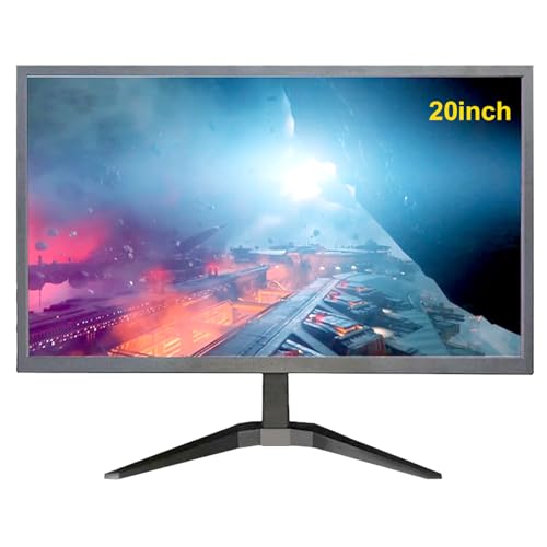 YOTETION 20 '' HD (1600 x 900) Monitor, 60Hz Refresh Rate, HDMI x1, Small Thin Monitor for laptops, Computers and desktops,LED Display