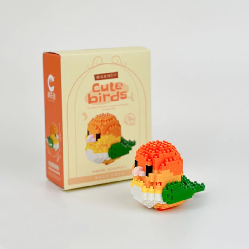 2 In 1 Micro Bricks Bird, Owl & Eagle With Black Roses - Foto 8