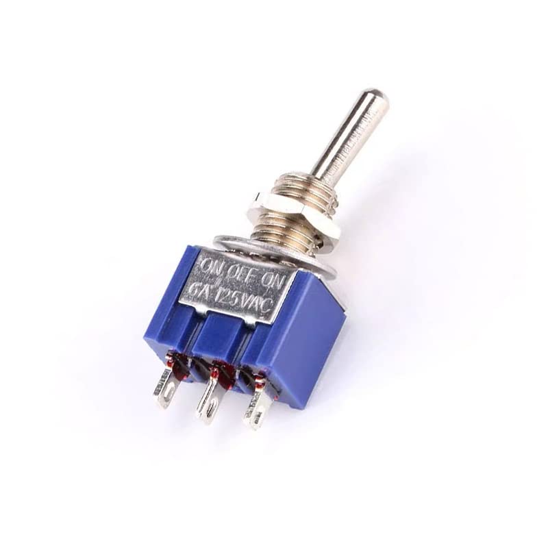 Commutateur 3 broches ON-OFF-ON 12V avec position d'arrêt centrale sécurisée
