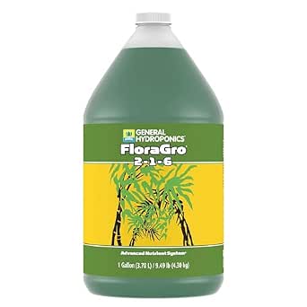 General Hydroponics FloraGro 2-1-6 Plant Food, 1 Gallon