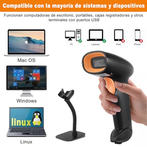 Periféricos, Office Product lector codigo barras Marca WELIKERA (2)