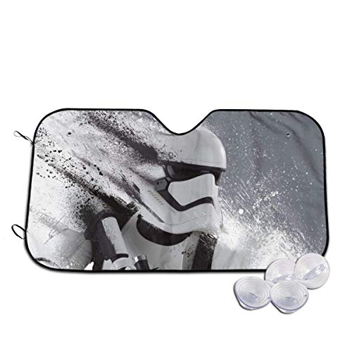 Lihaky Star-Wars Windshield Sun Shades Blocks Rayos UV Visera Plegable para el...