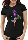 style3 EVA-01 Camiseta para Mujer T-Shirt Evangelion Anime Robot Kaiju, Talla:XS