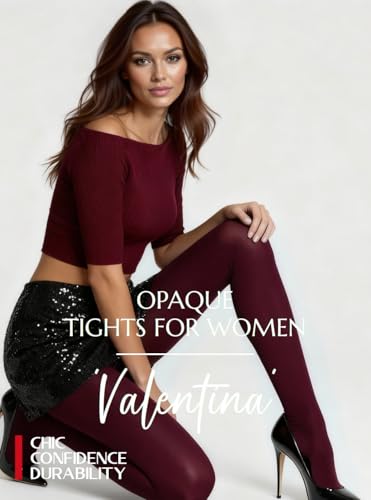 Mila Marutti Opaque Tights for Women | Soft Stockings Pantyhoseier | - Made in EU2