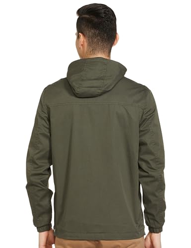 Image of Qube By Fort Collins Men's Regular Fit Cotton Winter Jacket - Warm, Breathable, and Stylish Design