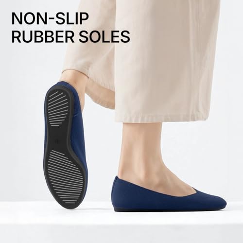 Image of Tanamo Ballet Flats for Women, Soft Knit, Work Travel Everyday Shoes