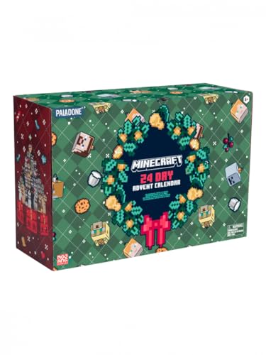 Minecraft 24 Day Premium Advent Calendar - Officially Licensed Gifts & Seasonal Christmas Decor For Boys Bedroom | Paladone
