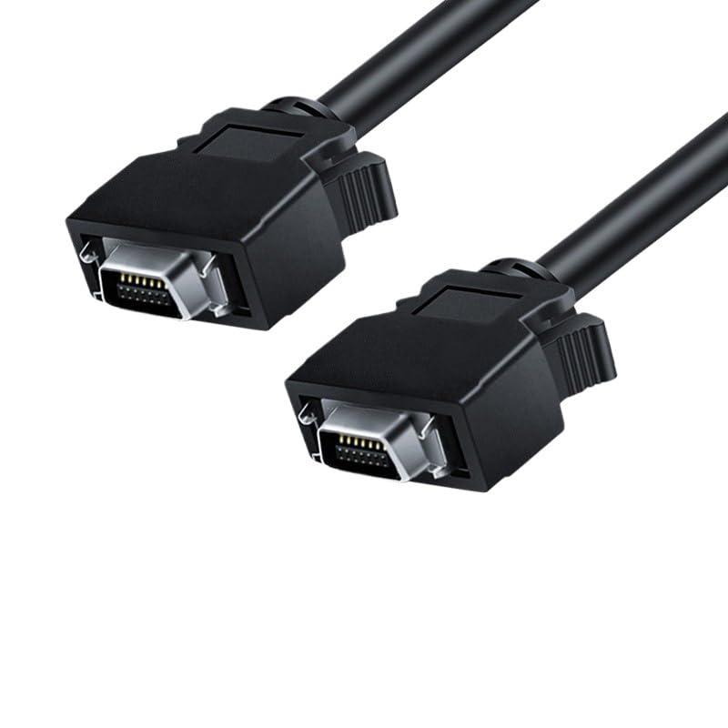 Câble de connexion SCSI 50 broches SCSI de qualité industrielle mâle vers mâle haute densité 14/20/26/36/68 broches (14P, 2 m)