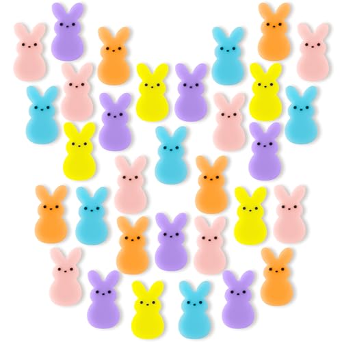 Imanes decorativos WATINC con diseño de conejo, pack 30 piezas miniatura 1