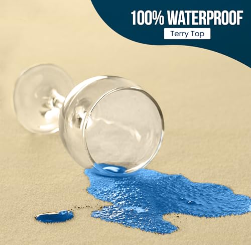 image for Utopia Bedding Waterproof Mattress Protector Queen Size, Premium 200 G