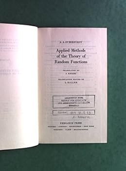 Hardcover Applied methods of the theory of random functions. Translated by J. Berry. Translation edited by L. Haller. Book