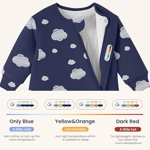Image of Unisex Sleeping Bag for Babies and Toddlers 3.5 Tog Sleep Sack, Baby Sleep Sack, One piece with sleeves, Gifts for Baby