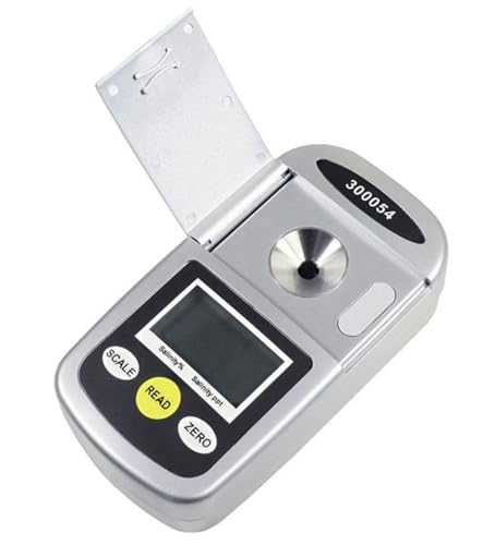 Sper Scientific 300054 Pocket Digital Refractometer - Salinity - Accurate Measurement of Salinity and Brix for Field Use and Laboratory Precision - 2 pc