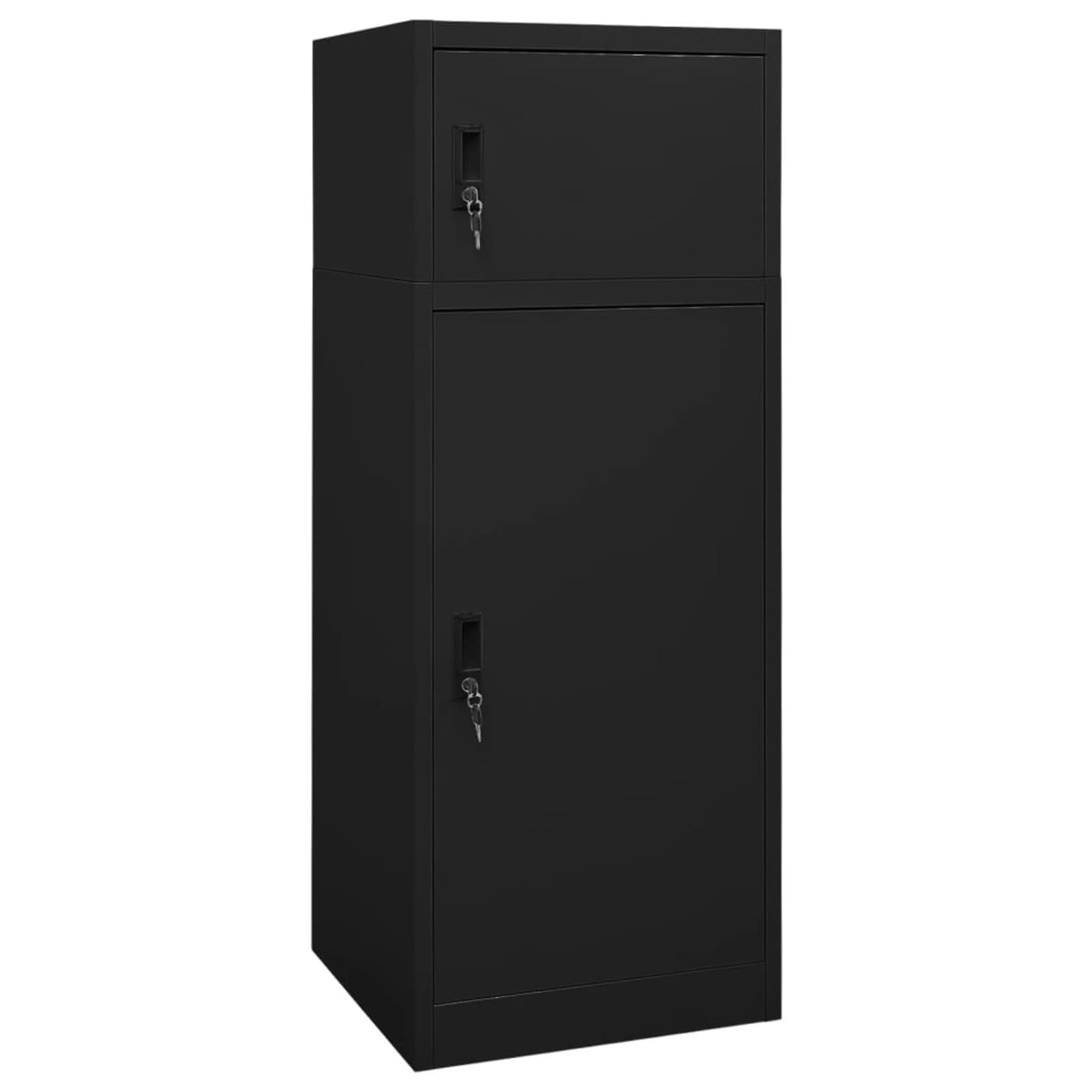 Tidyard Saddle Cabinet Black 53x53x140 cm Steel Saddle cabinet Model339601
