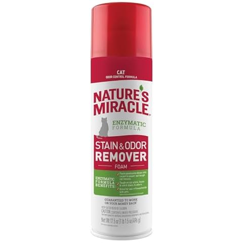 Nature's Miracle Stain & Odor Remover Foaming Aerosol For Cats Cover