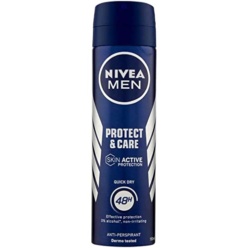 6er Pack - Nivea Deospray Men - Protect & Care - 150 ml