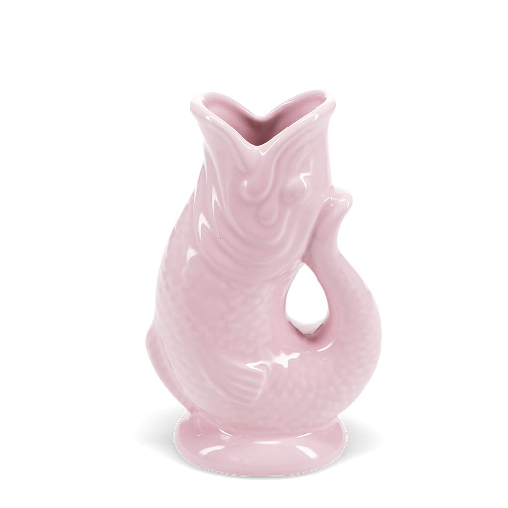 Rex London Pink Ceramic Fish Vase