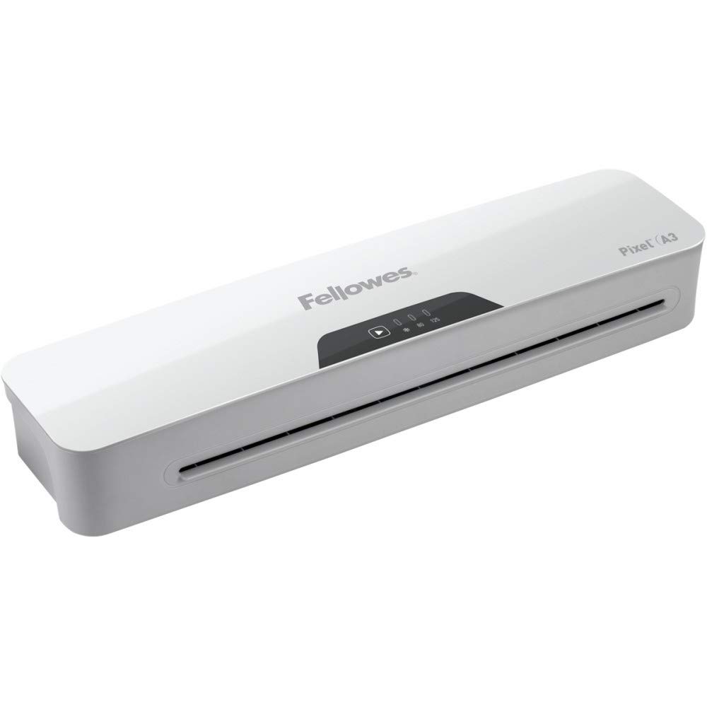 Fellowes A3 Pixel Laminator for Home Office, Fits up to 125 Micron Thick Laminating Pouches No Jam with 10 A4 Laminating Pouches