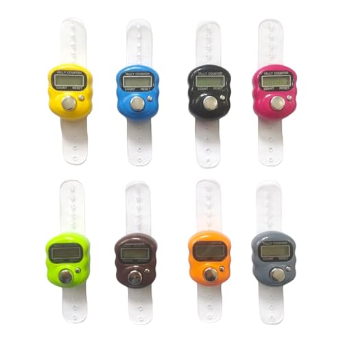 Image of 99999 5 Digit Multiuse Digital Electronic Portable Mini Hand Tally Clicker Counter Finger Ring Mantra Jaap Device Machine Cricket Umpire Counting Zikr Ziker Dhikr (001A)