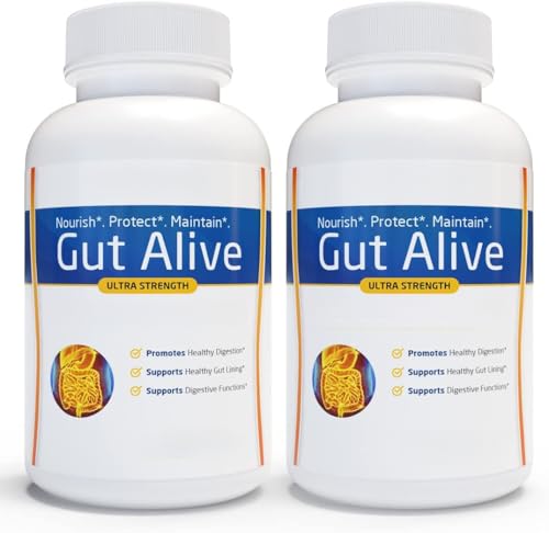 Gut Alive - All Natural Support to Acid Indigestion, Acid Reflux, Bloating & Gas (2)