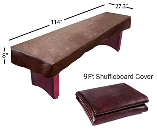 Waterproof Shuffleboard Table Cover For Shuffleboard Table 9Ft Heavy Duty Leatherette Furniture Cover #TOP4