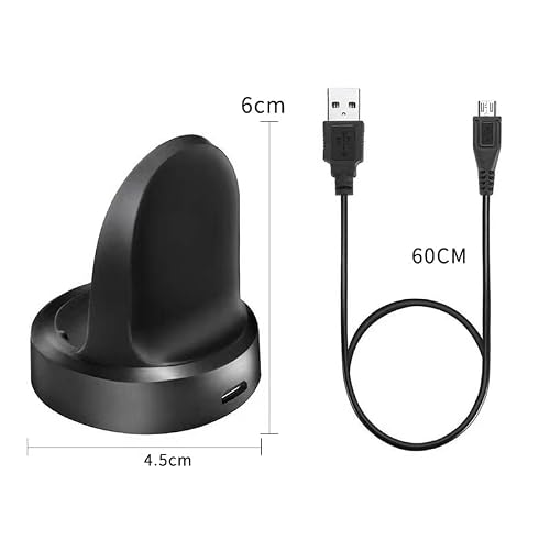 Samsung Gear S3 Watch Charger, Fast Speed Stable Samsung Frontier Watch Charger Cradle Dock Station for Samsung Gear S4 S3 S2 Frontier Classic Smartwatch - Thumbnail 3