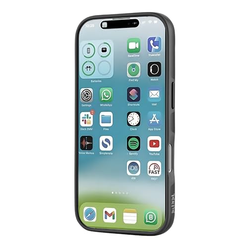 Image of TEKNE Solid Polycarbonate Case for iPhone 17 | MagSafe Compatible | Upto 6ft Drop Protection | Anti-Fingerprint | Shockproof Corners | Slim Back Cover (Black)