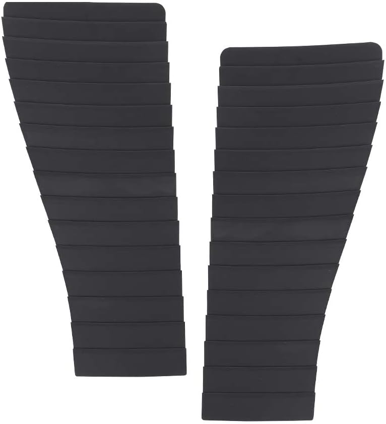 PIT66 Hood Louver Inserts Compatible with Chevy Camaro Z28 & IROC 1985 1986 1987 1988 1989 1990 One pair