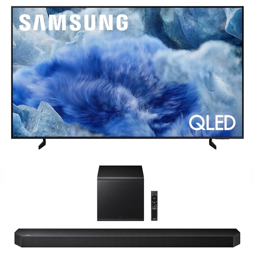 Image of Samsung QN75Q8FAAFXZA 75 Inch Class QLED Q8F 4K Vision AI Smart TV with a HW-Q800F Q Series Soundbar 5.1.2 Ch Subwoofer (2025)