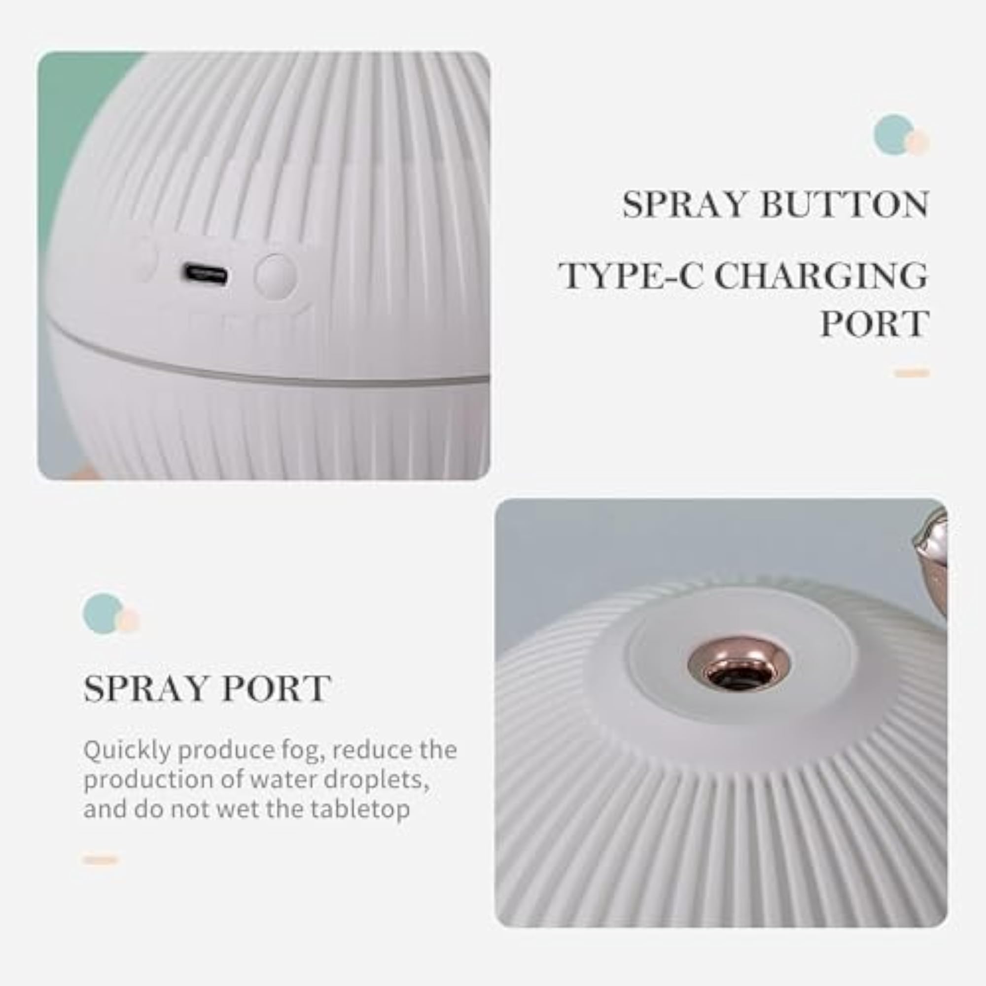 Aroma Diffuser 330ml with 8-Hour Mist, Silent Operation