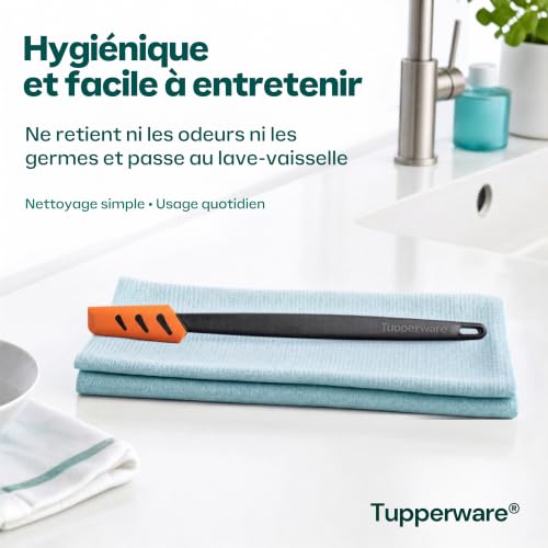 TUPPERWARE Griffbereit Top-Schaber schwarz-orange D167 Silikon TOP-Teigspachtel – Ansicht 8