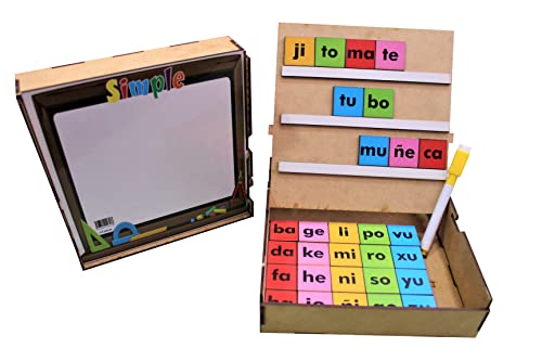 Manualidades, Toy DIDJIG Silabario Simple con Pizarrón Lecto- Escritura