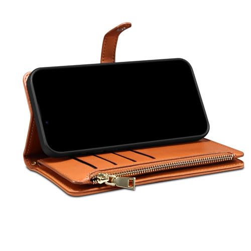 Housse cuir bleu Galaxy A53 5G multifonction avec fermeture éclair intégrée - 2