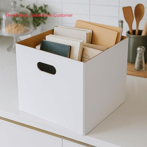 Image of 13.4x13x13 Moving Box Set of 7, Reinforced Handles with Removable Lid, Corrugated Boxes for Packaging, Moving, Carrying, Record Storage