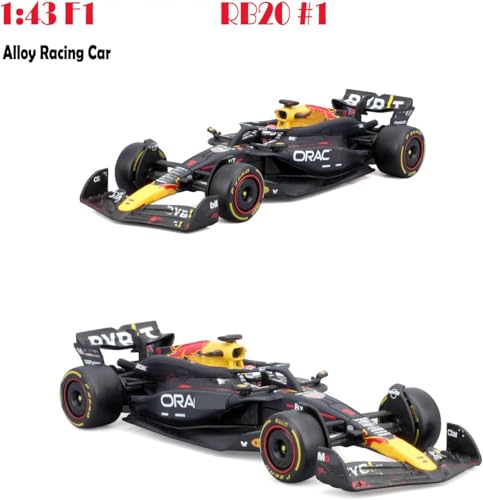 Modelo a escala 1:43 coche de competición RB20 #1 Fórmula 1 miniatura 2