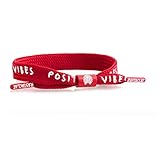 Rastaclat Positive Vibes Shoelace Bracelet Dark Red