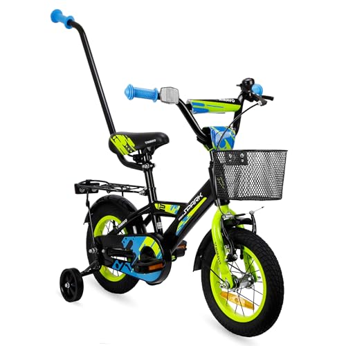 MIRAVO Kinderfahrrad Fahrrad Kinder Ab 2 Bis 4 Jahre Mit Stützrädern...