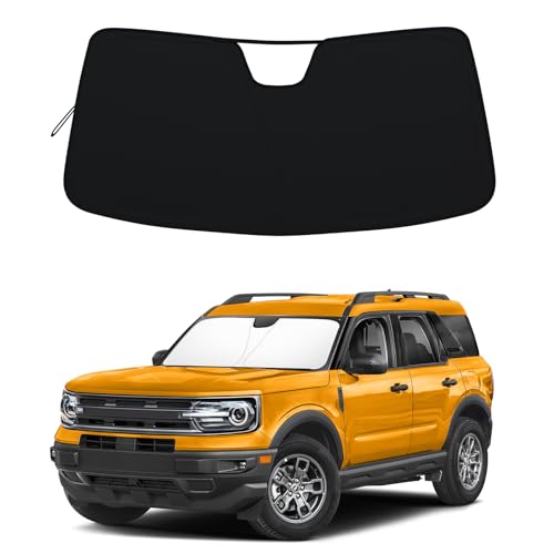Windshield Sun Shade for 2021-2026 Ford Bronco Sport| Fully Covered Foldable Front Window Sun Visor...