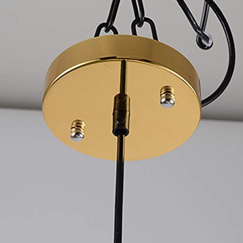 Plafonnier en verre salon résolvant le manque de luminosité des petits espaces - 3