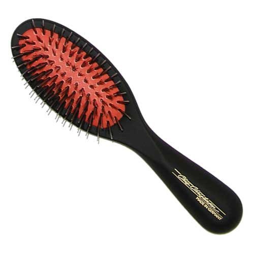 Chris ChristensenAndreas Nylon/Boar Cushion Dog Brush for Pets, Groom Like a Proffesional, Stimulates Natural Oil Production, Small