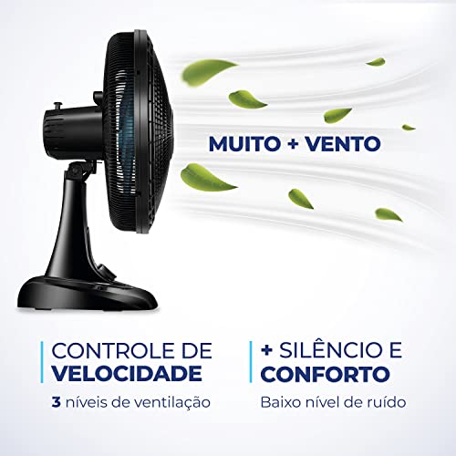 Ventilador de Mesa Mondial 220V, 40cm, 6 pás, Super Power - VSP-40-AP