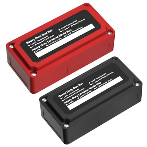 AMOMD 2pcs 300A Bus Bar Brass Power Distribution Block 4 ...