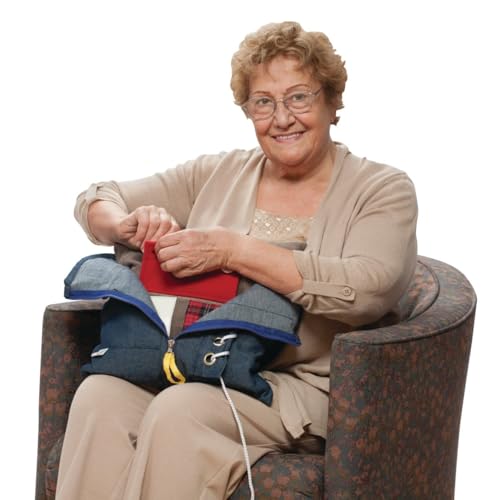 S&S Worldwide Activity Pillow. Lots of Activities to Keep Hands Busy for Seniors and Those with Dimentia. Washable 14