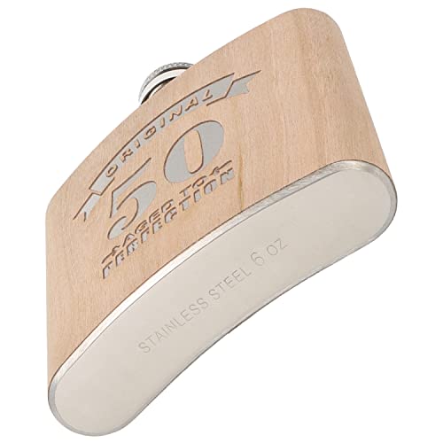 Spruchreif | Stainless Steel Hip Flask With Engraving | Drinking Flask | Hip Flask With Saying | 50Th Birthday | Birthday Flask | Funny Gift Idea | Cool Birthday Gift | Outdoor Celebrations #TOP5