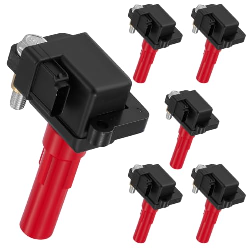 Image of 6-Pack UF287 Ignition Coils Compatible with Subaru Outback 2001-2009, B9 Tribeca 2006 2007, Tribeca 2008-2009, Legacy 2008-2009, 3.0L H6 - Replaces GN10435 U5190 22433AA411 22433AA441 48674