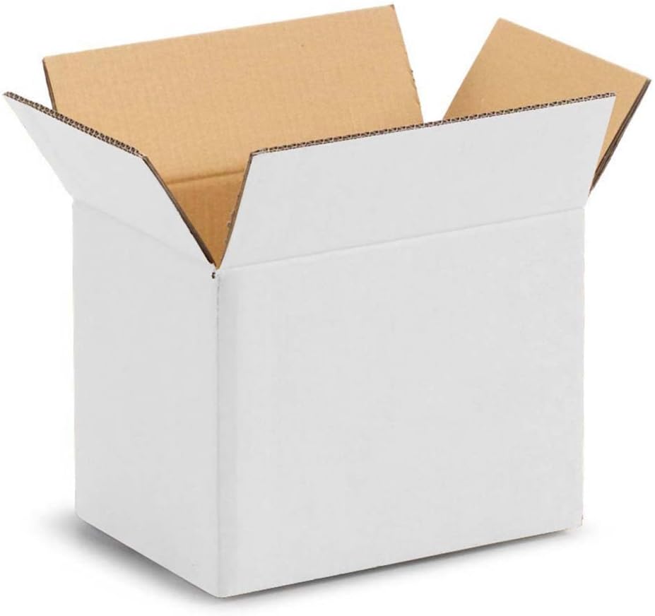 Scatole imballo 10 pz per 4 latte da 5L - Cartone bianco resistente